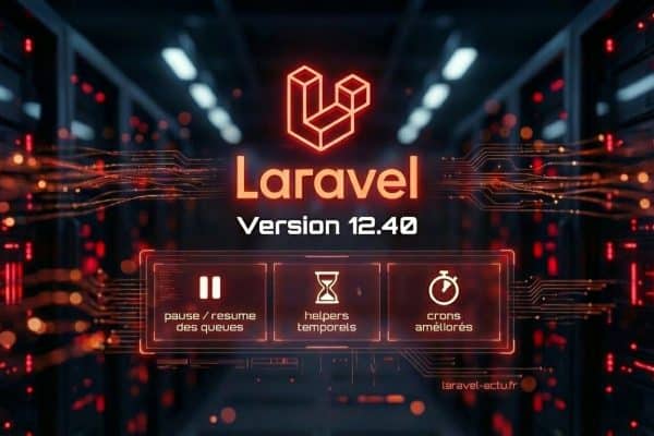 Laravel 12.40 : Pause des queues et nouveaux helpers temporels