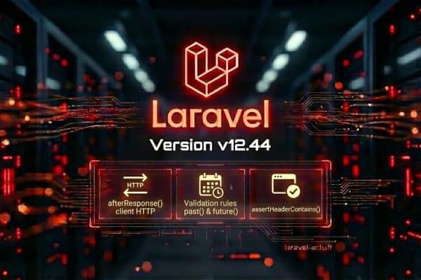 Laravel 12.44 : Callbacks HTTP afterResponse et nouvelles règles de validation Date